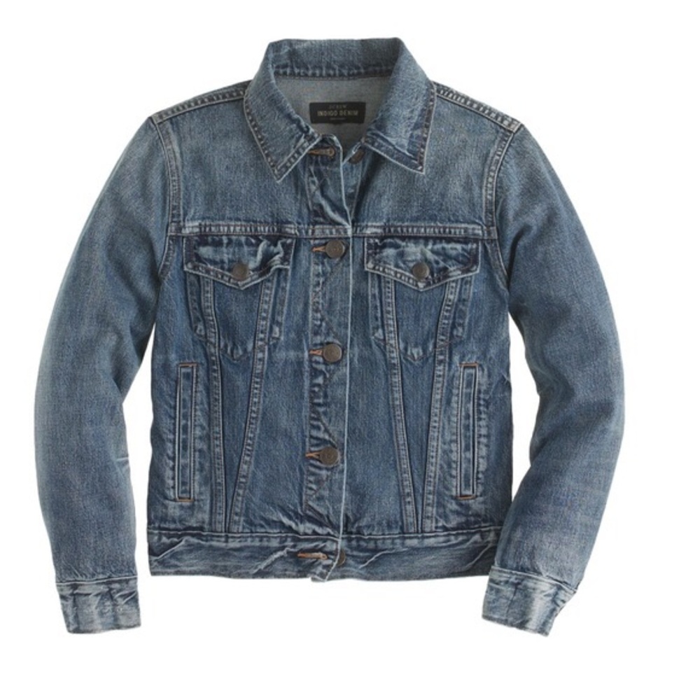 JCrew indigo denim jacket